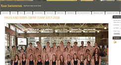 Desktop Screenshot of highlandswimteam.com